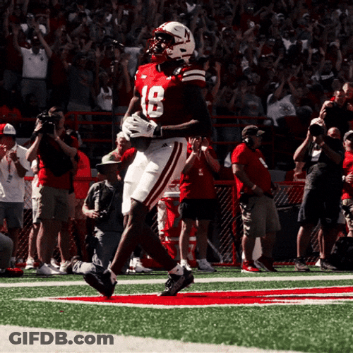 Go Nebraska Football Men Big Red GIF