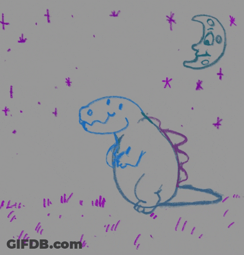 Go Night Night Dinosaur GIF