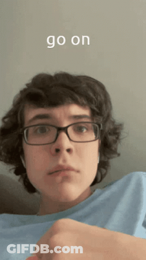 Go On Nod By Boy On Eyeglasses GIF