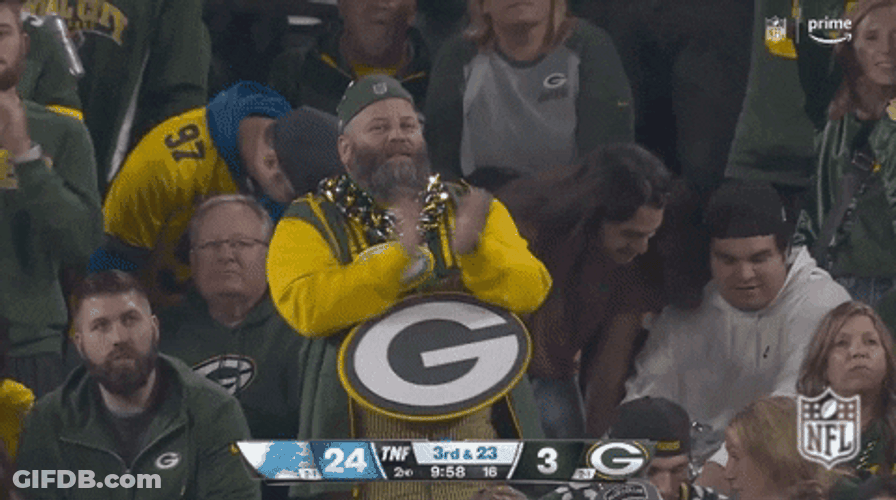 Go Pack Go Aaron Rodgers Relax GIF
