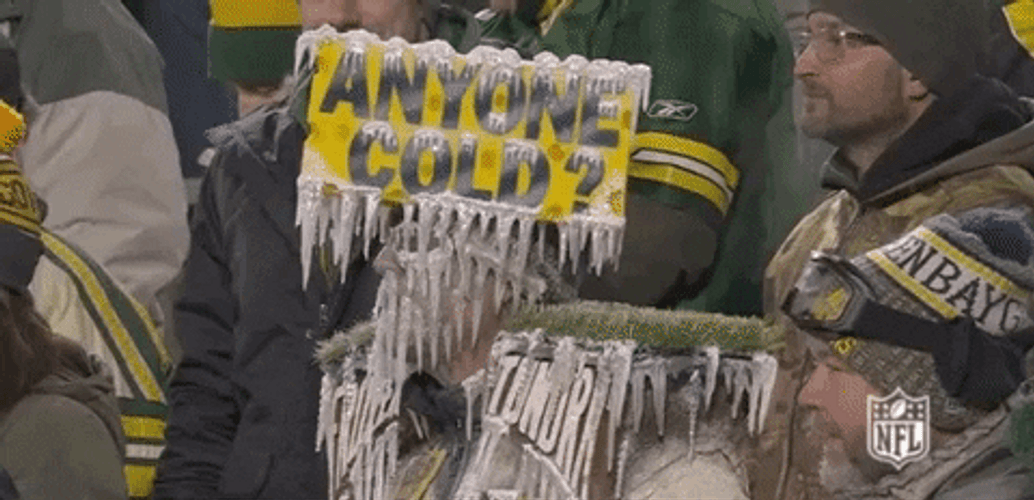 Go Pack Go Frozen Green Bay Packers GIF