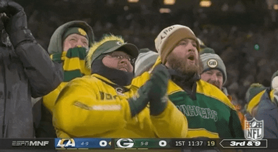 Go Pack Go Packers Applauding GIF