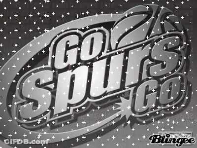 Go Spurs Go Logo GIF