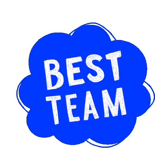 Go Team Best Team Cloud Blue Flashing GIF