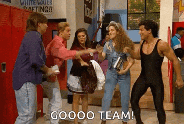 Go Team Saved By The Bell Show GIF