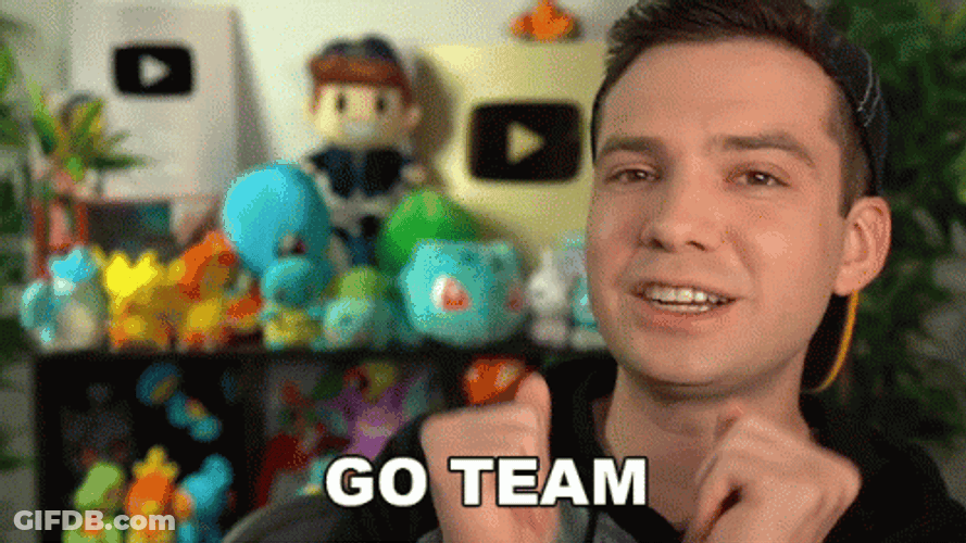 Go Team Streamer Youtuber Cheering GIF