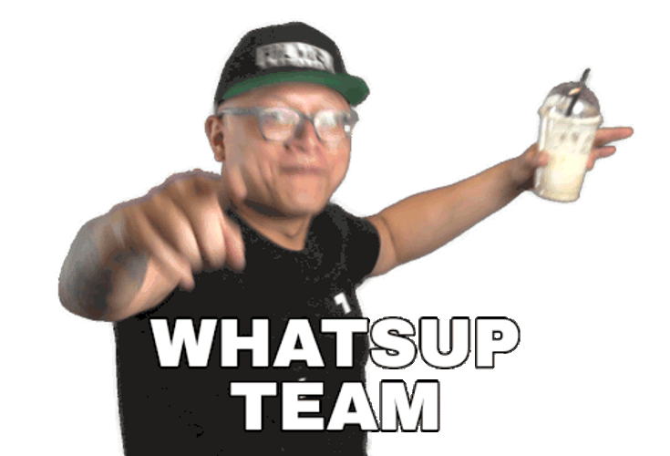 Go Team Whatsup Team Dancing Iced Drink GIF