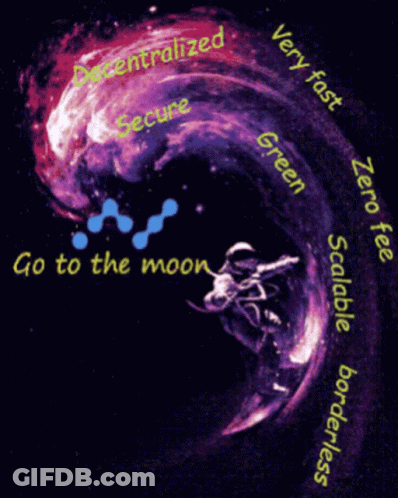 Go To The Moon Astronaut Poster GIF