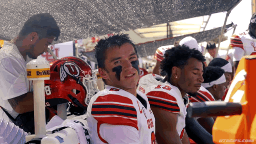 Go Utes Cole Bishop Waving GIF