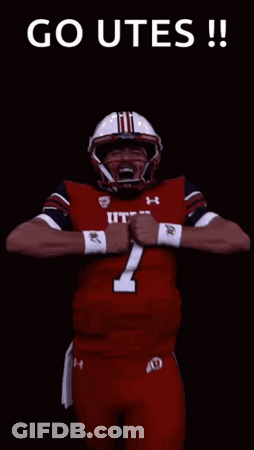 Go Utes Dramatic Heart Opening Gesture GIF
