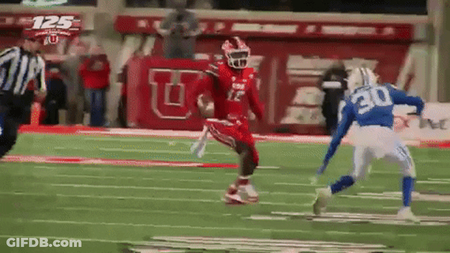 Go Utes Evading Block GIF