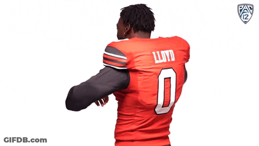 Go Utes Facing Front Arms Stretched GIF