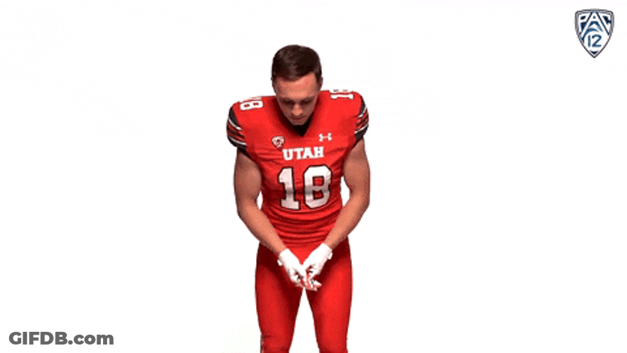 Go Utes Golf Strike Gesture GIF