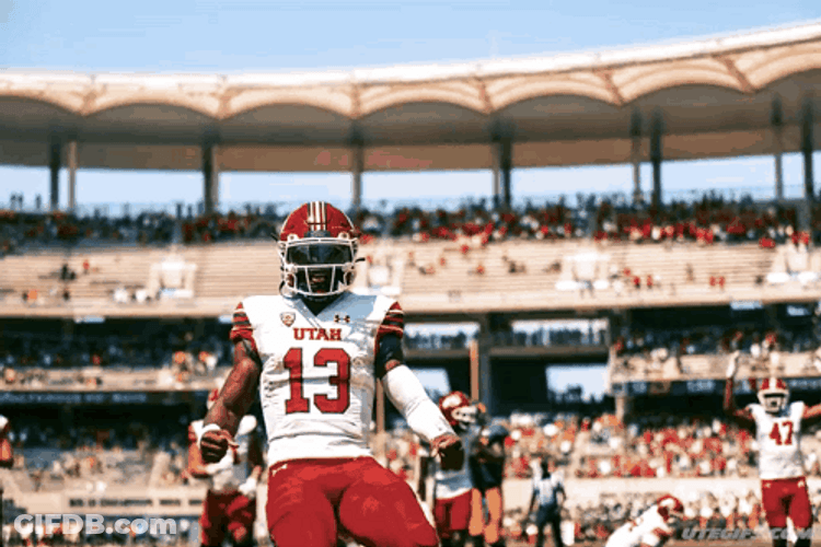 Go Utes Hyper Athlete Chest Pump GIF