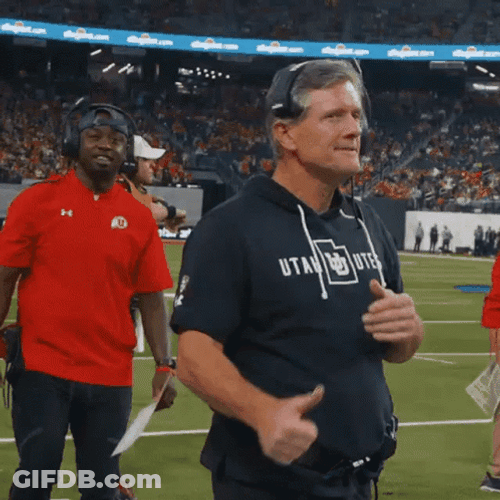 Go Utes Kyle Whittingham Thumbs Up GIF