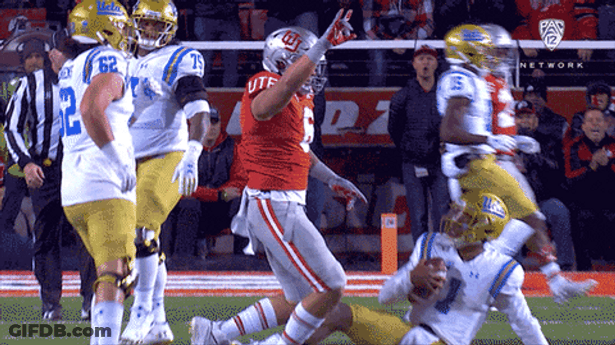 Go Utes Shoulder Bump GIF
