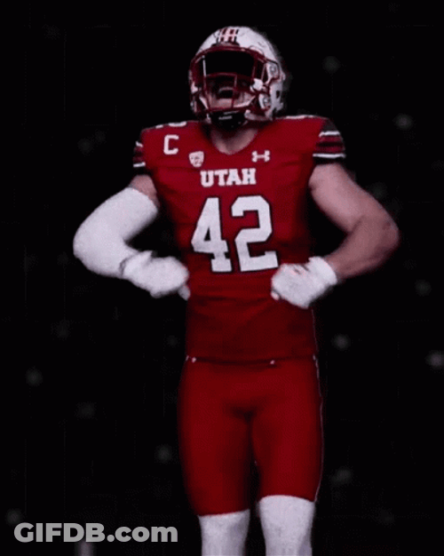 Go Utes Slow Motion Arms Stretching GIF