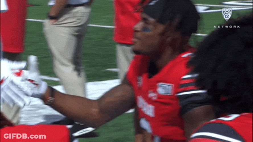 Go Utes Utah Player Hand Shake GIF