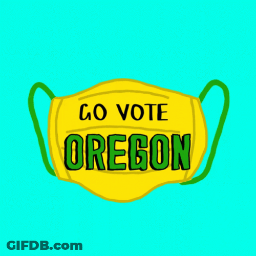Go Vote Oregon Digital Art GIF