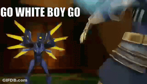 Go White Boy Go Video Game Scene GIF