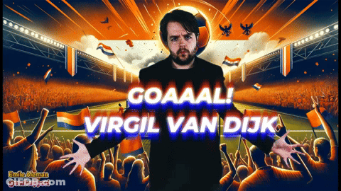 Goaaal Virgil Van Dijk Crowd GIF