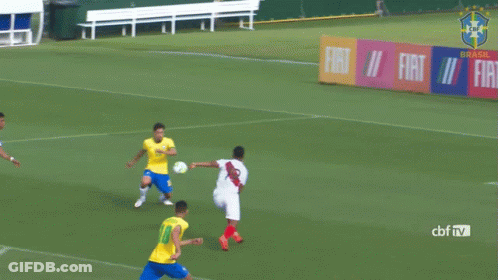 Goalie Diving To Catch Soccer Ball Brahma Ad GIF