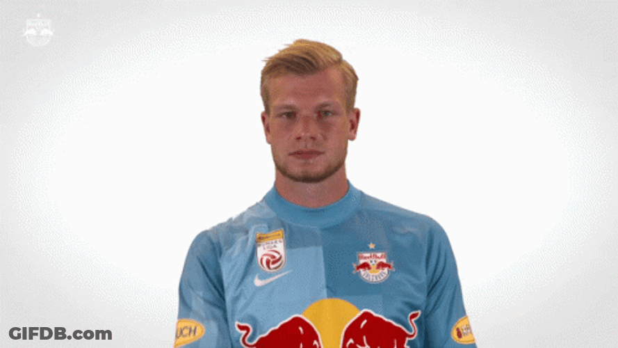 Goalkeeper Sign He Can Denied The Goal GIF