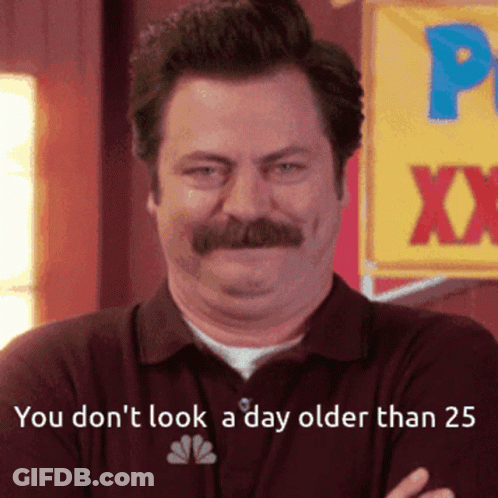 Goat In Bow Tie And Balloons Saying You Old Goat Happy Birthday GIF
