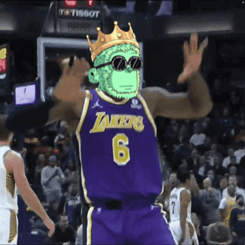 Goat James Green Face Wears Crown GIF