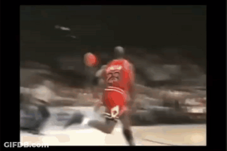 Goat James High Jump Dunk GIF