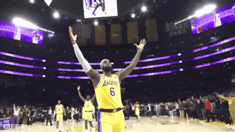 Goat James Winning Arms Up GIF