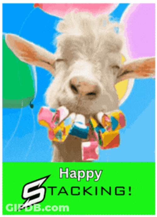 Goat Meme Happy Stacking GIF