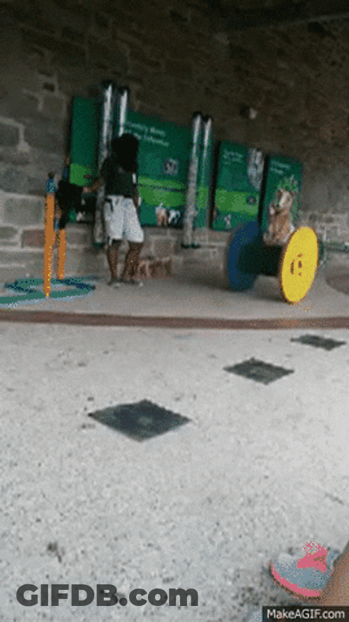Goat Rolling Wooden Spool GIF