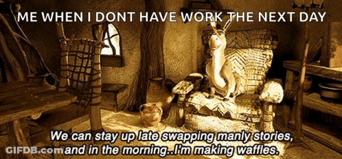 Goat Sitting In Chair When No Work Next Day GIF