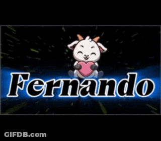 Goat With Name Fernando GIF