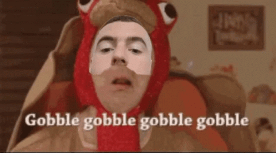 Gobble Gobble Callumn Morrison Face GIF