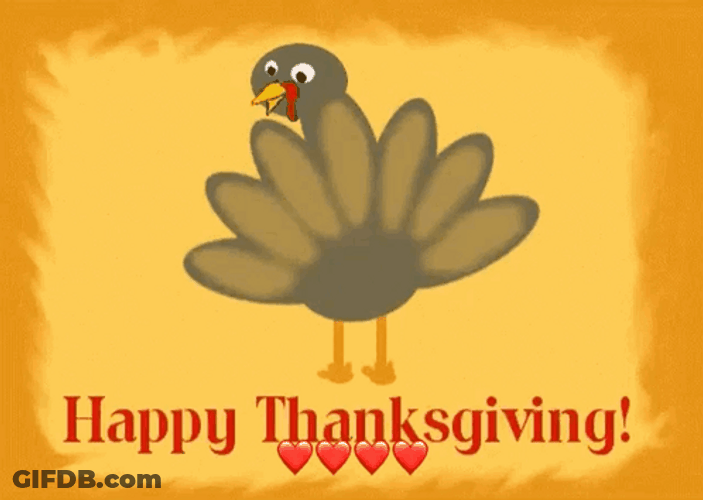 Gobble Gobble Happy Thanksgiving GIF