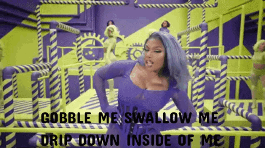 Gobble Swallow Wap GIF