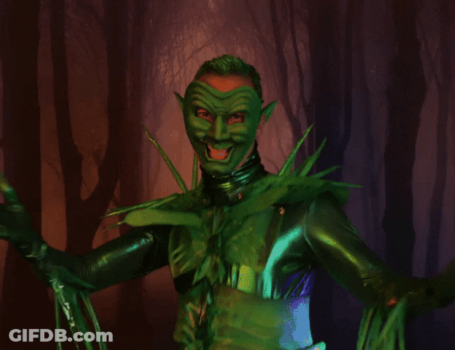 Goblin Blowing Kisses Dark Cave GIF