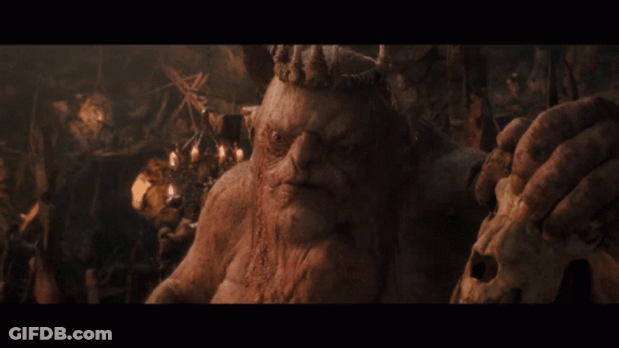Goblin King Inside Cave Lord Of The Rings GIF