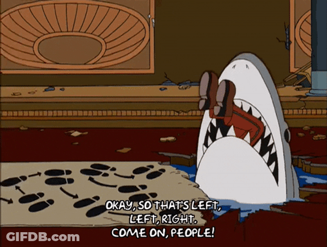 Goblin Shark Swallow Human Legs Only Left GIF