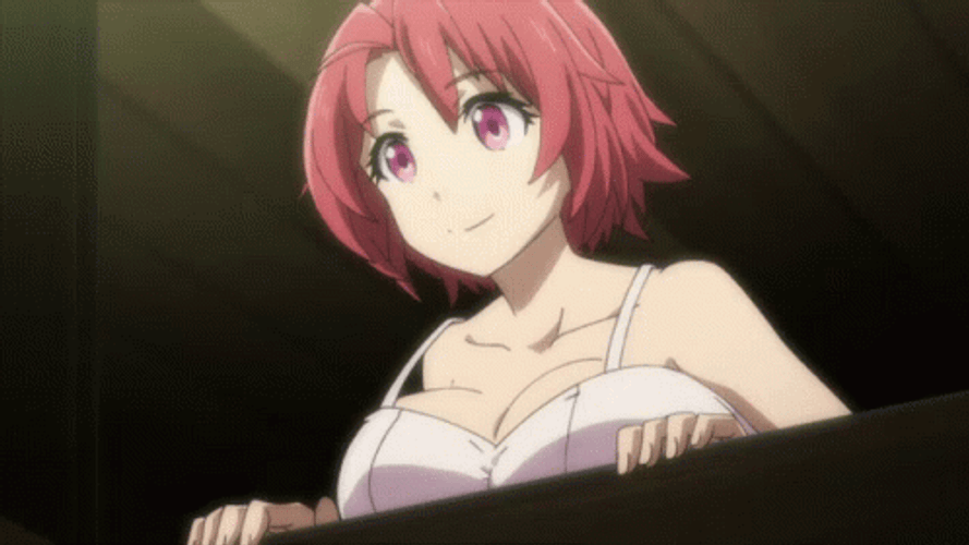 Goblin Slayer Cow Girl Peeks Out GIF