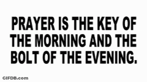 God Answers Prayer Sign GIF