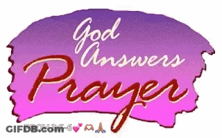 God Answers Prayer Sign GIF