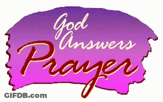 God Answers Prayer Sign GIF
