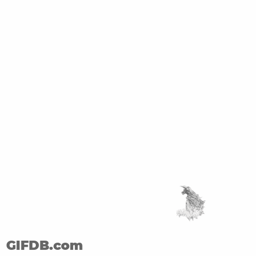 God Black And White Art GIF