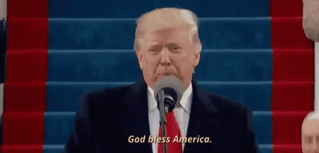 God Bless America Donald Trump Fist Pump GIF