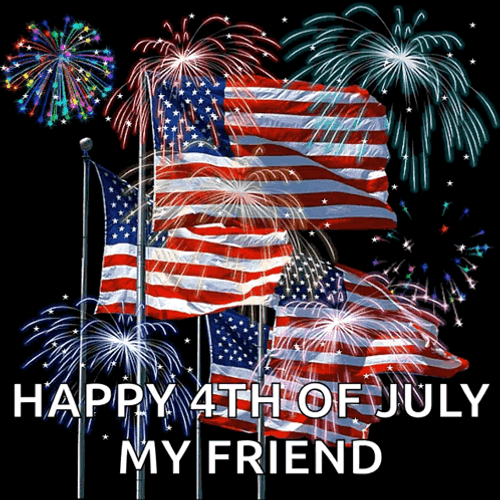 God Bless America Happy 4Th Of July GIF
