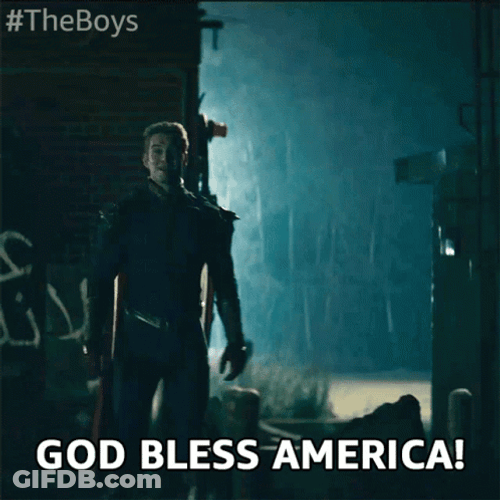 God Bless America Homelander The Boys GIF