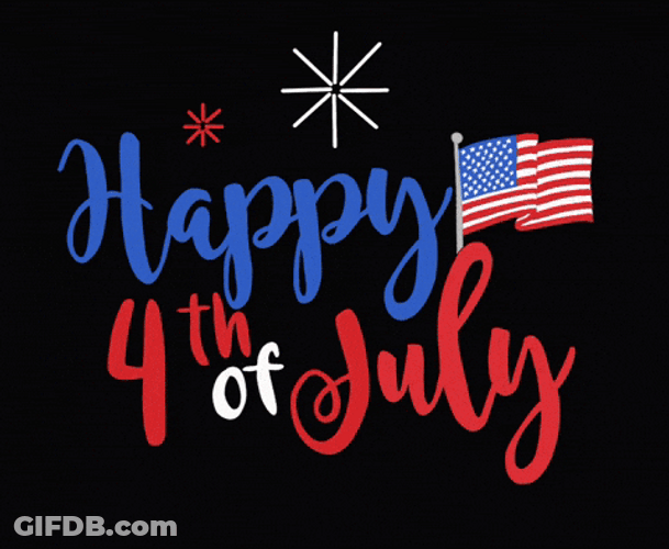 God Bless America Minimalist Graphics Art GIF